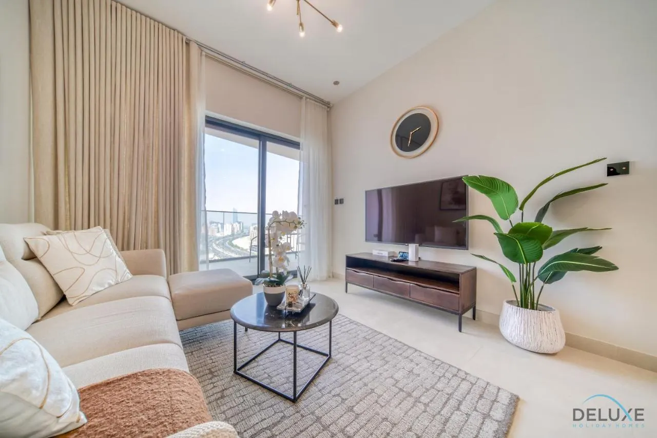 Slick 1Br At Binghatti Creek Al Jadaf By Deluxe Holiday Homes Dubai Apartment